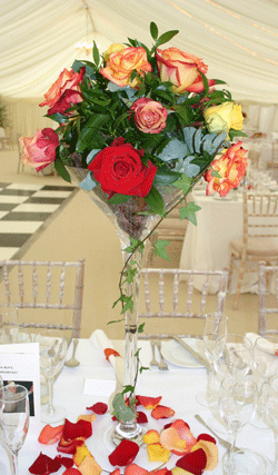 rose centerpiece